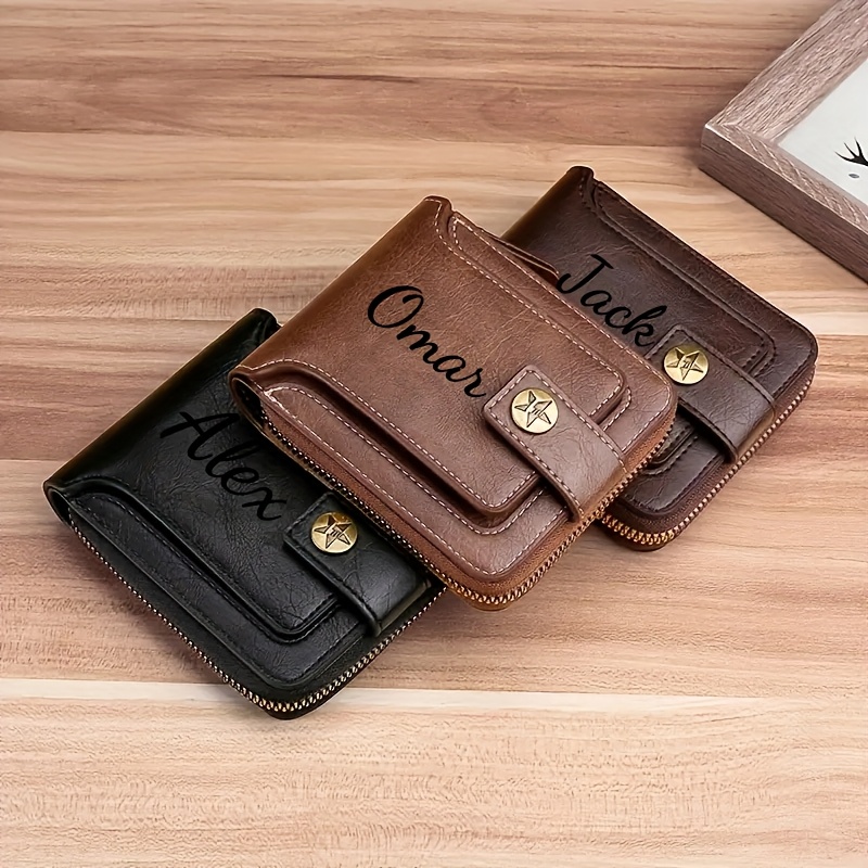 Custom Name Men's Wallet Gift  - Personalized Name Box ulasan dan harga