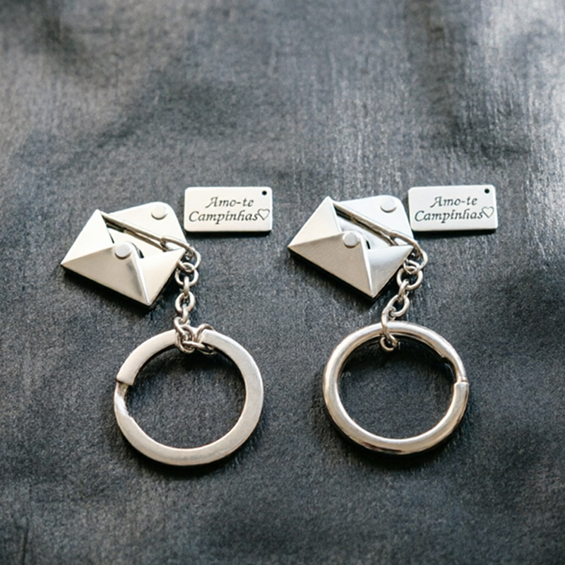 Can Open Envelope Custom Keych - Initial Ring Custom ulasan dan harga