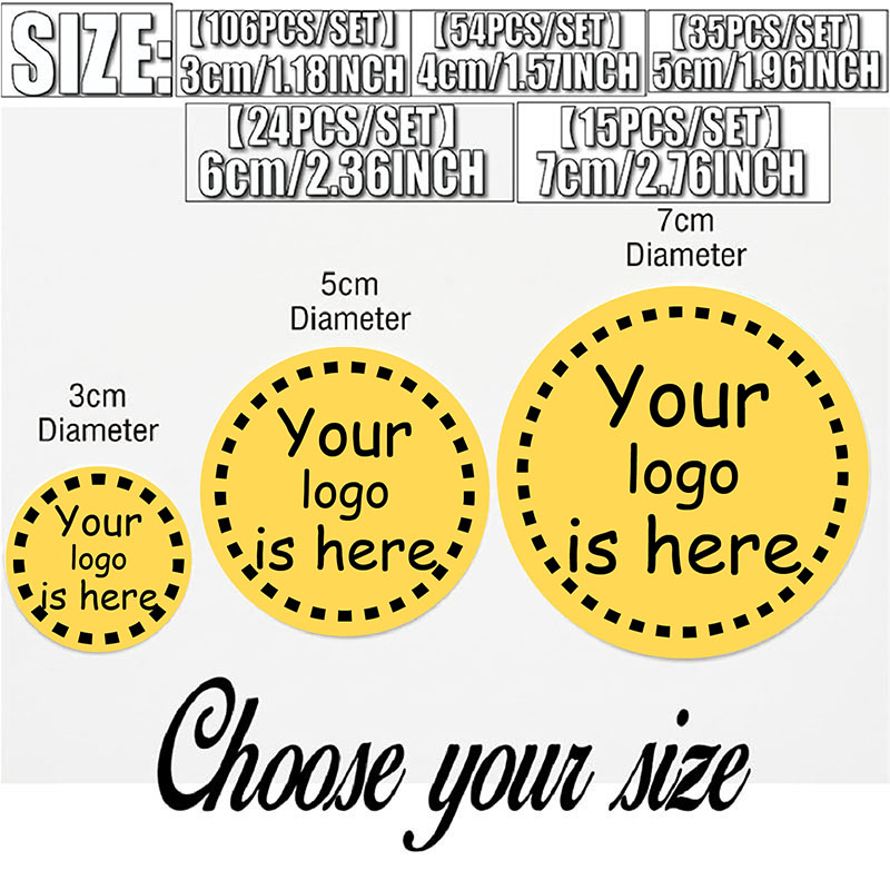 Custom Your Logo Border Round  - Personalized Name Box ulasan dan harga