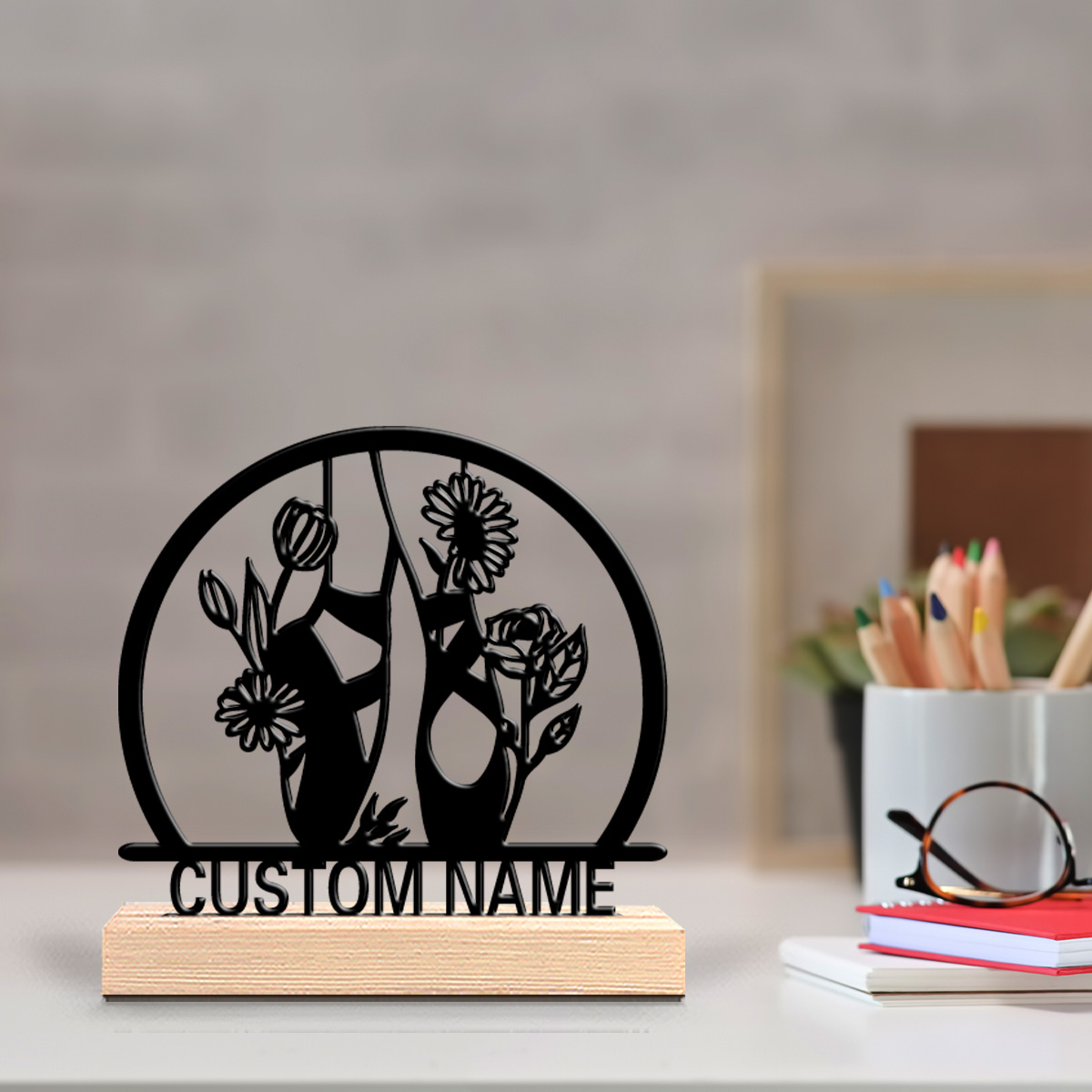 1pc beautiful personalized bal - Engraved Wood Frame ulasan dan harga