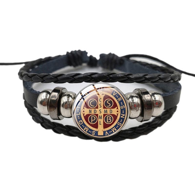 Catholic Saint Benedict Exorci - Coordinates Bracelet ulasan dan harga