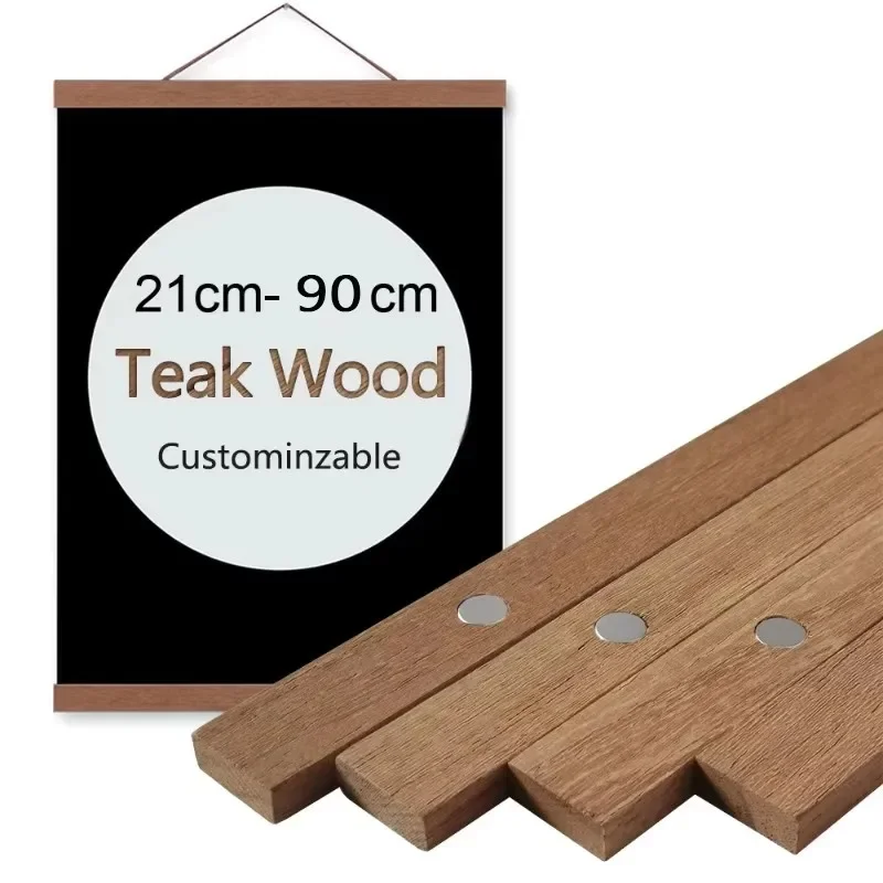 21-90cm Magnetic Wooden Pictur - Engraved Wood Frame ulasan dan harga