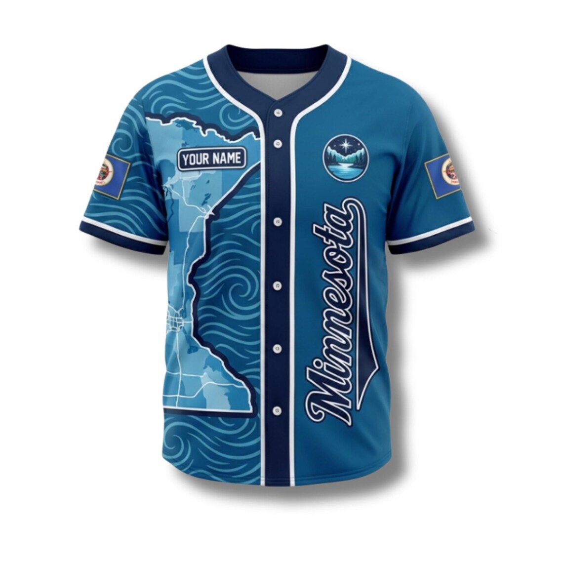 Custom Minnesota Baseball Jers - Custom Star Map ulasan dan harga