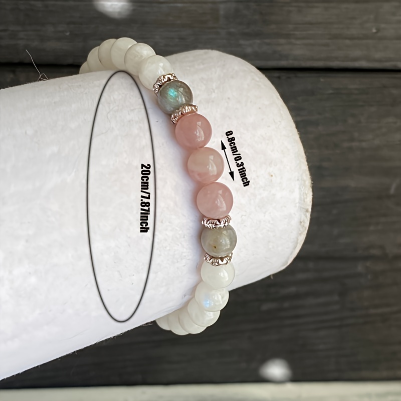 1pc/Moonstone, Labradorite and - Coordinates Bracelet ulasan dan harga