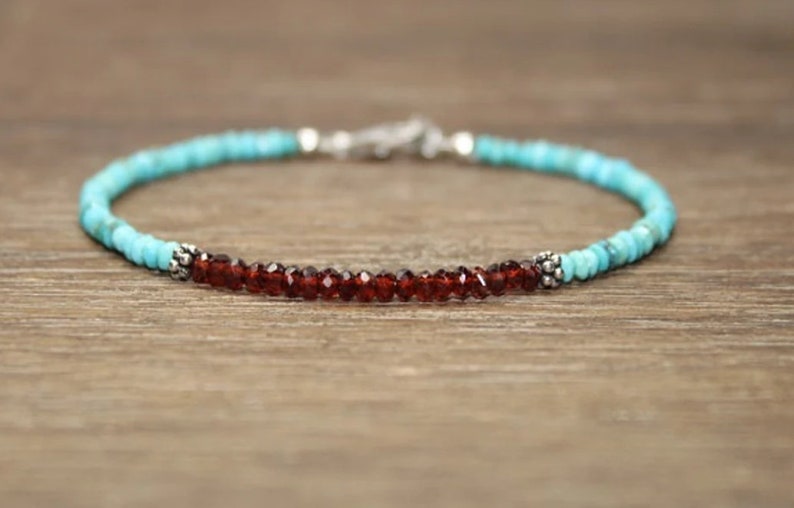 Garnet & Sleeping Beauty Turqu - Coordinates Bracelet ulasan dan harga