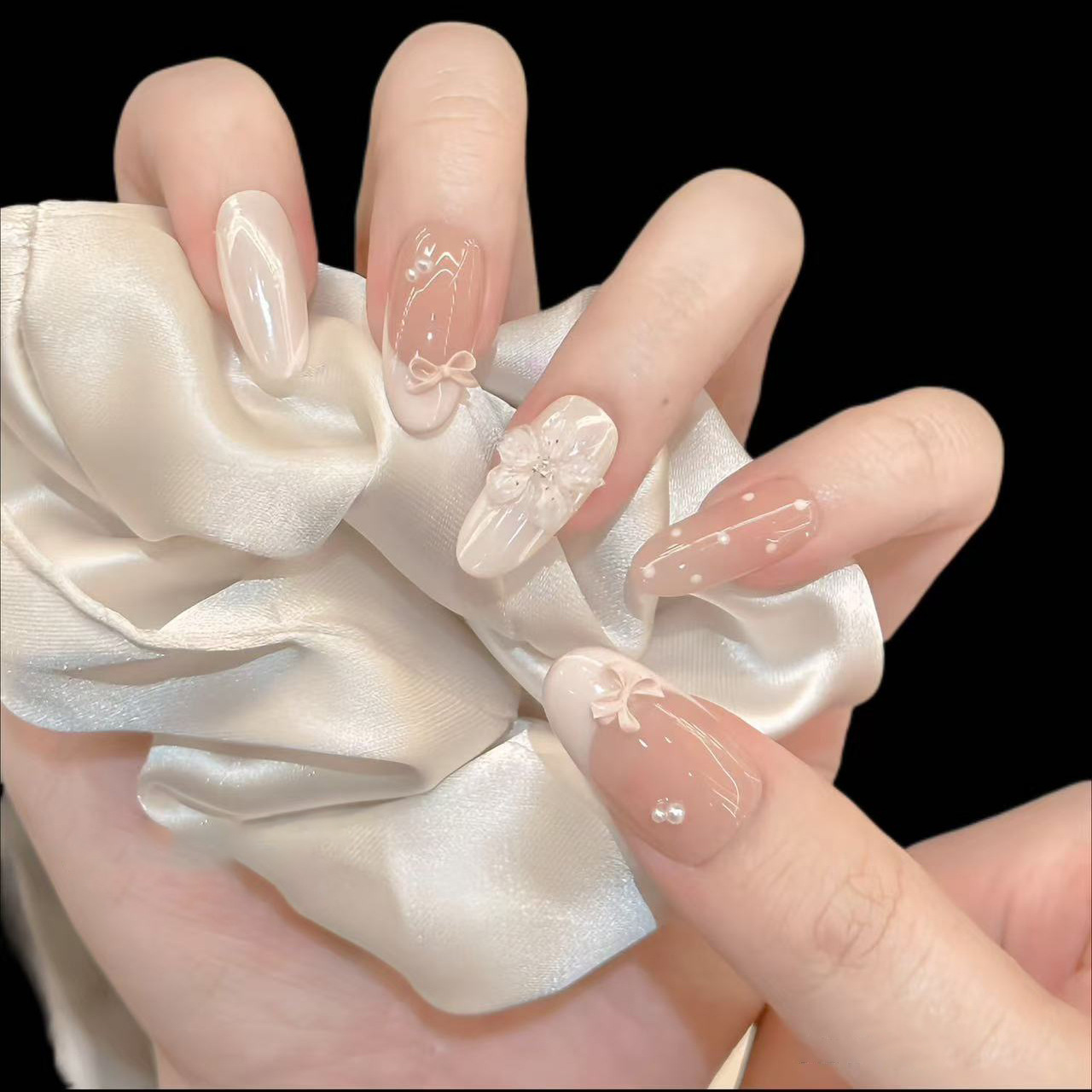 10Pcs Milky Nude Gentle Handma - Pressed Flower Art ulasan dan harga