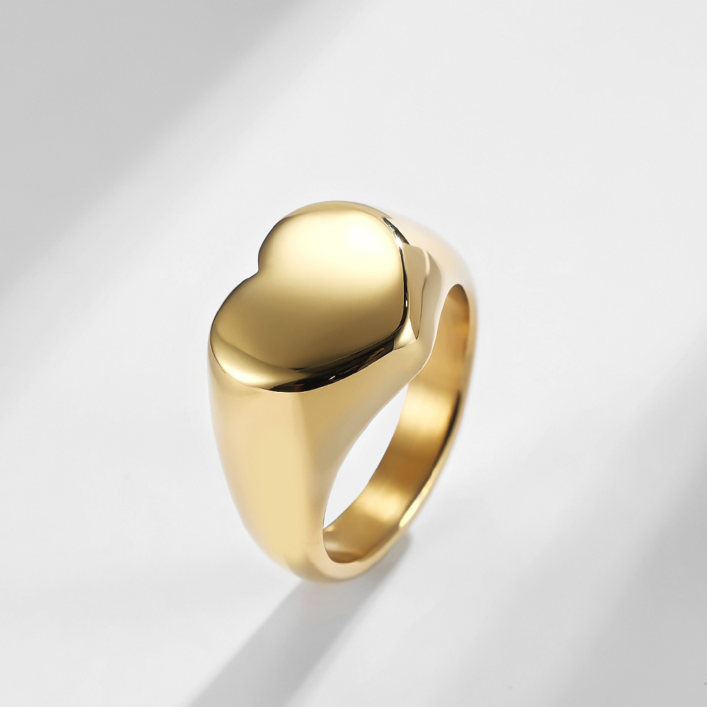Customized Women Signet Ring C - Initial Ring Custom ulasan dan harga