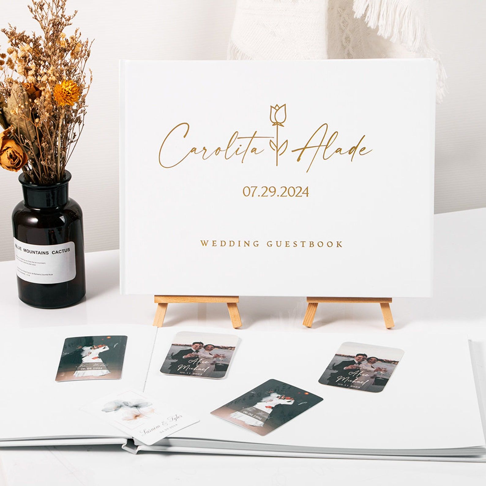 Custom Wedding Guestbook Perso - Custom Photo Book ulasan dan harga