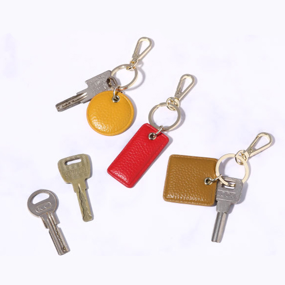 Custom Letters Leather Keychai - Monogram Keychain Leather ulasan dan harga