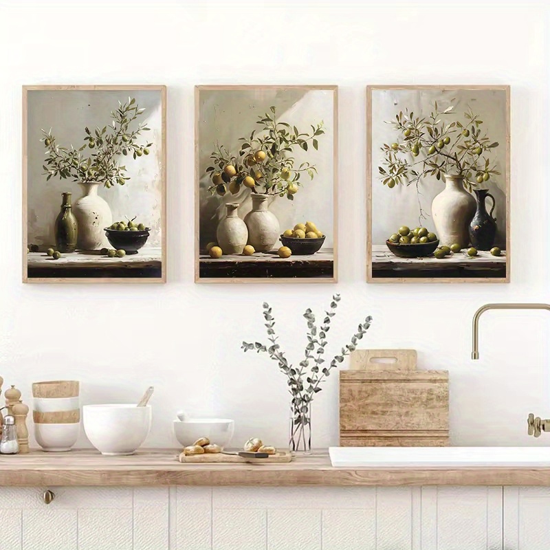 1pc frameless 1pc  Retro Still - Family Tree Print ulasan dan harga