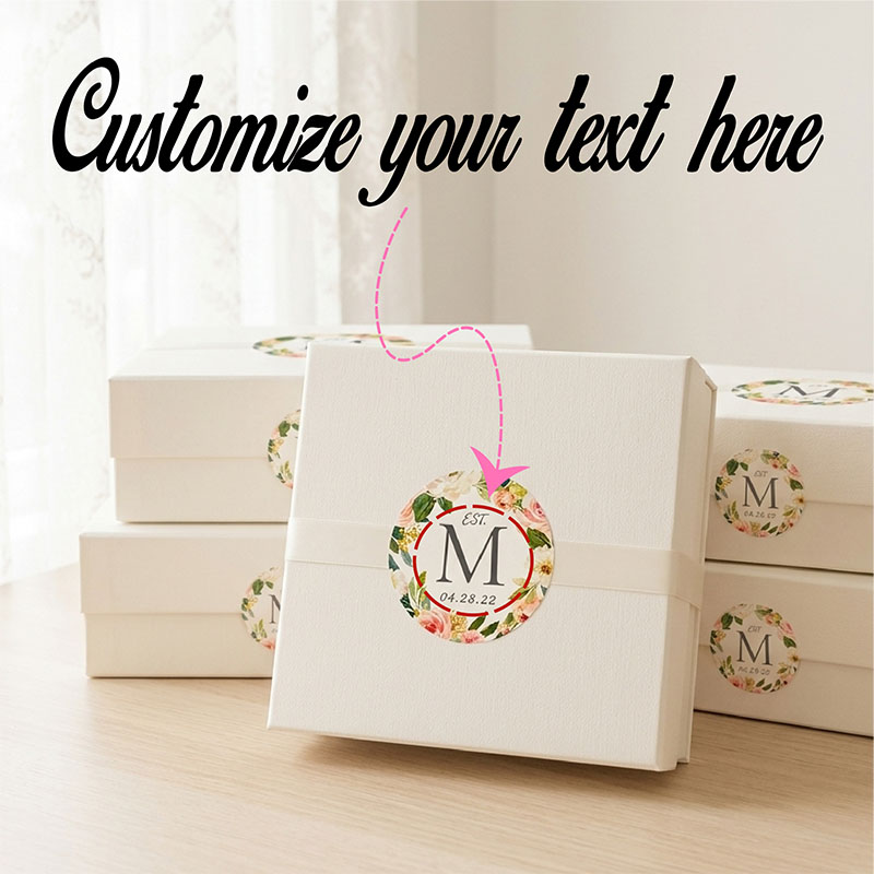 Custom Stickers Personalized D - Personalized Name Box ulasan dan harga
