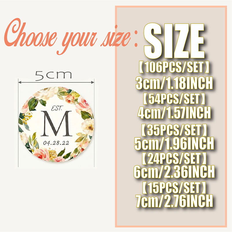 Custom Stickers Personalized D - Personalized Name Box ulasan dan harga